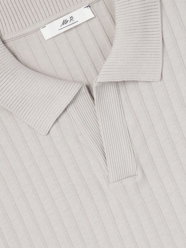 Knitted Cotton Polo Shirt - E1 Knitted Cotton Polo Shirt - E1