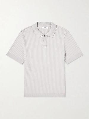 Knitted Cotton Polo Shirt