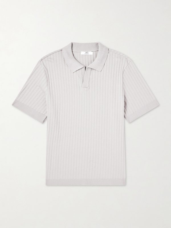 Knitted Cotton Polo Shirt Knitted Cotton Polo Shirt
