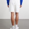 Straight-Leg Organic Cotton and Silk-Blend Terry Shorts - BK Straight-Leg Organic Cotton and Silk-Blend Terry Shorts - BK