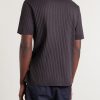 Ribbed Organic Cotton T-Shirt - BK Ribbed Organic Cotton T-Shirt - BK