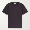 Ribbed Organic Cotton T-Shirt Ribbed Organic Cotton T-Shirt