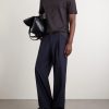 Ribbed Organic Cotton T-Shirt - OU Ribbed Organic Cotton T-Shirt - OU