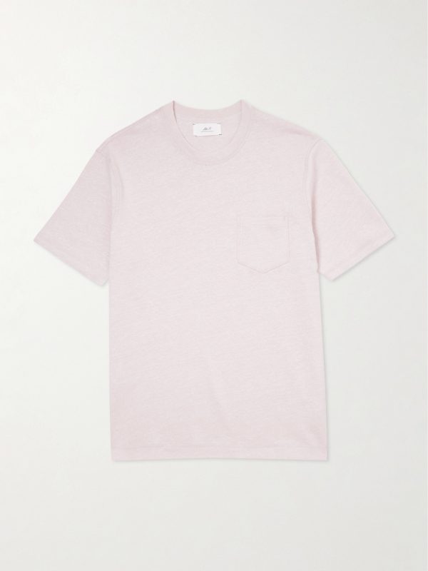 Linen and Organic Cotton-Blend T-Shirt