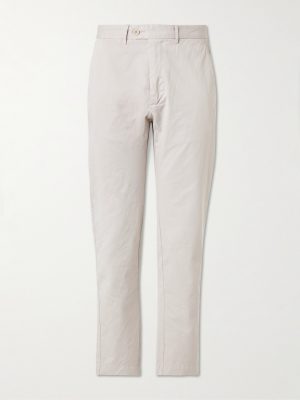 Taylor Straight-Leg Cotton-Gabardine Trousers Taylor Straight-Leg Cotton-Gabardine Trousers