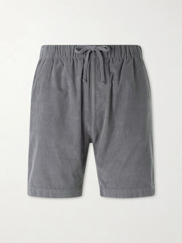 Straight-Leg Cotton-Corduroy Shorts Straight-Leg Cotton-Corduroy Shorts