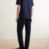 Taylor Cotton Suit Trousers - BK Taylor Cotton Suit Trousers - BK