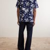 Palmito Camp-Collar Printed Shirt - BK