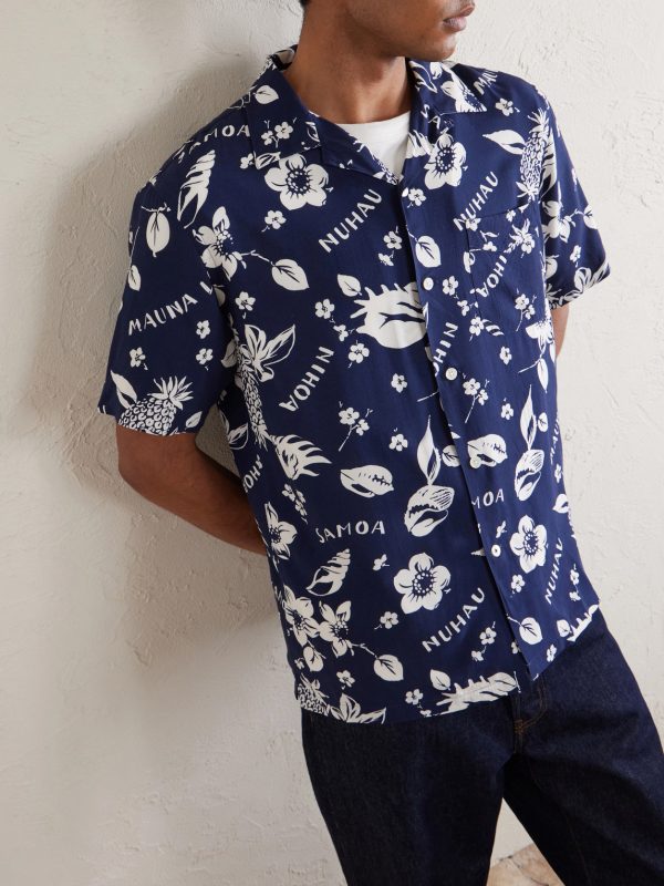 Palmito Camp-Collar Printed Shirt - CU