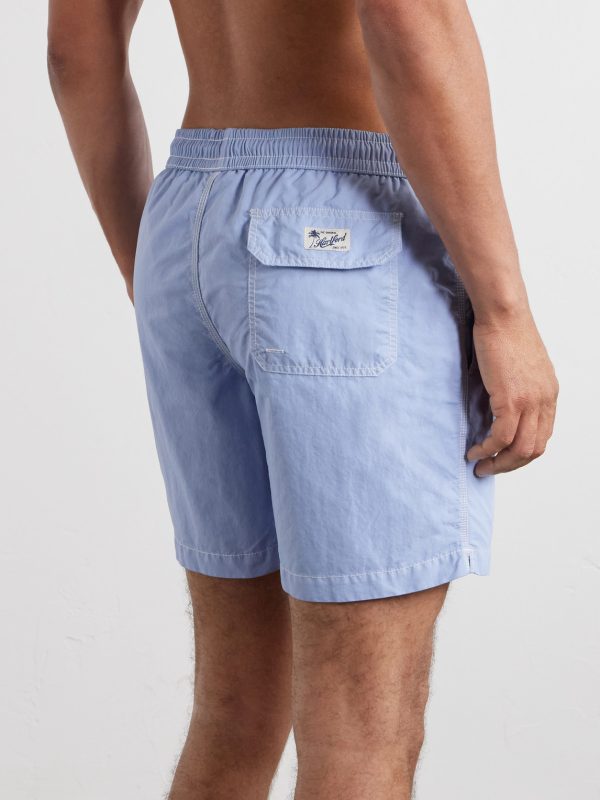 Slim-Fit Mid-Length Swim Shorts - BK Slim-Fit Mid-Length Swim Shorts - BK