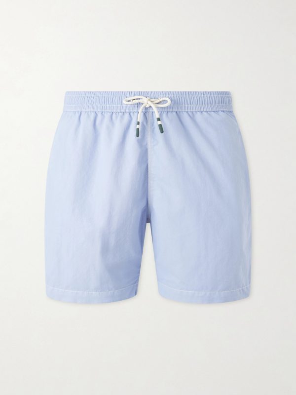 Slim-Fit Mid-Length Swim Shorts Slim-Fit Mid-Length Swim Shorts