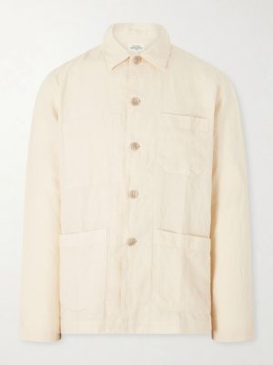 Perry Linen and Cotton-Blend Woven Jacket
