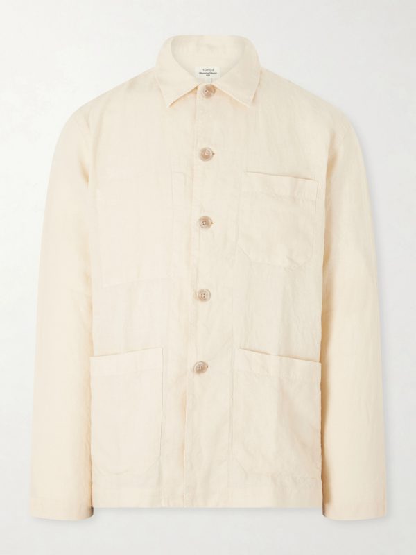 Perry Linen and Cotton-Blend Woven Jacket Perry Linen and Cotton-Blend Woven Jacket