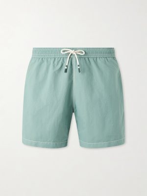 Slim-Fit Mid-Length Swim Shorts Slim-Fit Mid-Length Swim Shorts