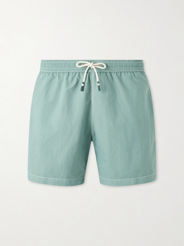 Slim-Fit Mid-Length Swim Shorts Slim-Fit Mid-Length Swim Shorts