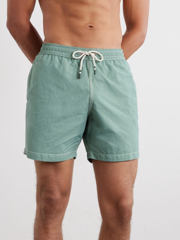 Slim-Fit Mid-Length Swim Shorts - OU Slim-Fit Mid-Length Swim Shorts - OU
