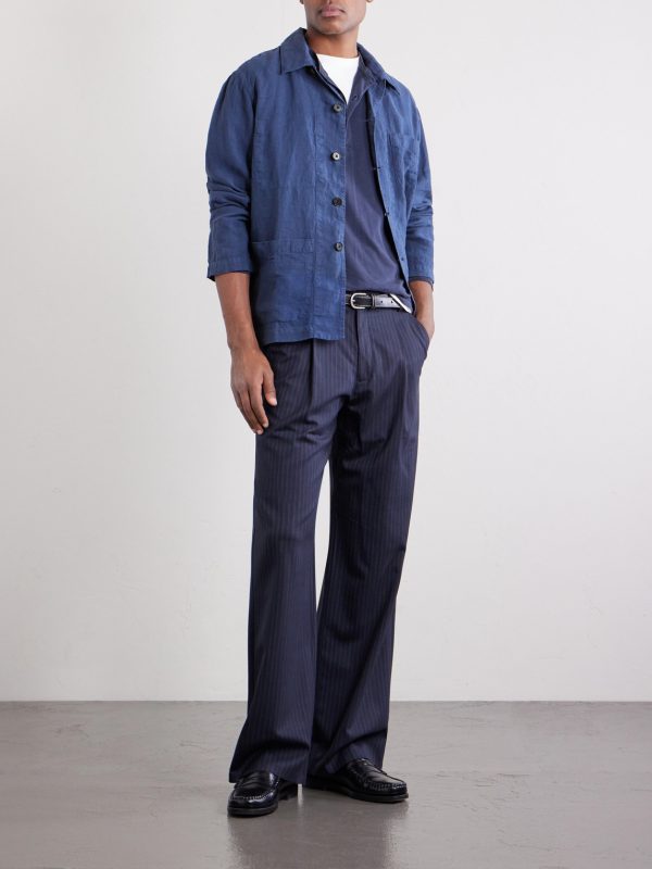 Perry Linen and Cotton-Blend Woven Jacket - OU Perry Linen and Cotton-Blend Woven Jacket - OU