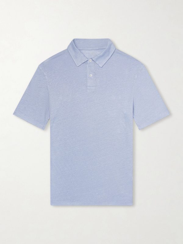 Knitted Linen Polo Shirt Knitted Linen Polo Shirt