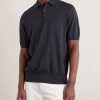 Cotton and Cashmere-Blend Polo Shirt - FR Cotton and Cashmere-Blend Polo Shirt - FR