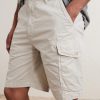 Battle Straight-Leg Cotton Shorts - CU Battle Straight-Leg Cotton Shorts - CU