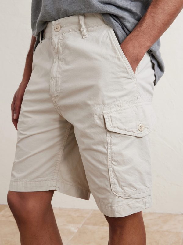 Battle Straight-Leg Cotton Shorts - CU Battle Straight-Leg Cotton Shorts - CU