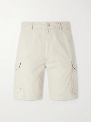 Battle Straight-Leg Cotton Shorts
