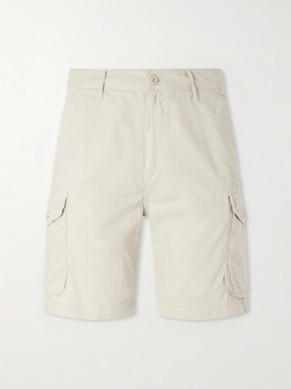 Battle Straight-Leg Cotton Shorts Battle Straight-Leg Cotton Shorts