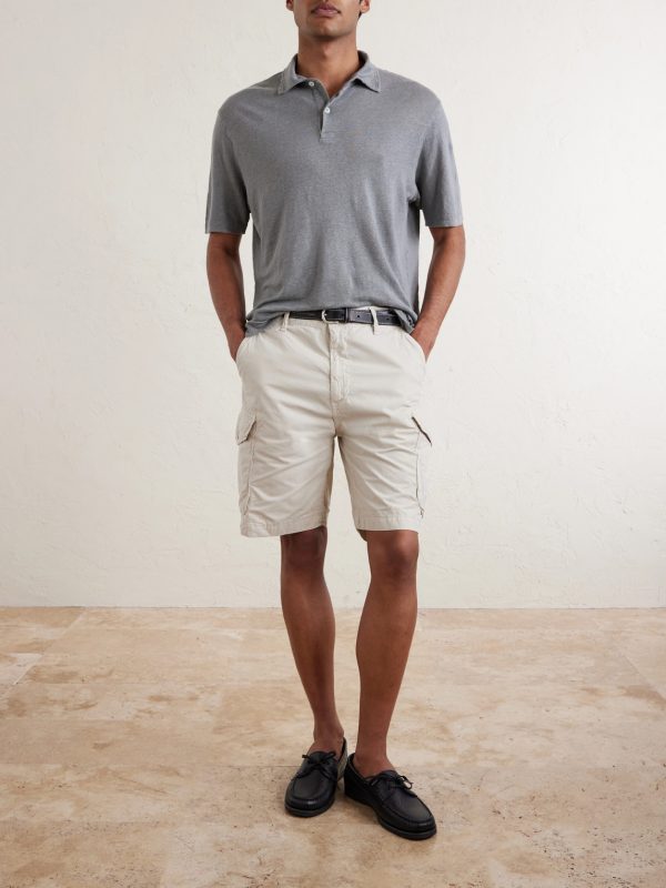 Battle Straight-Leg Cotton Shorts - OU Battle Straight-Leg Cotton Shorts - OU