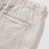 Joggy Straight-Leg Linen Bermuda Shorts - CU Joggy Straight-Leg Linen Bermuda Shorts - CU