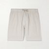 Joggy Straight-Leg Linen Bermuda Shorts Joggy Straight-Leg Linen Bermuda Shorts