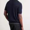 Jacquard-Knit Cotton Polo Shirt - BK Jacquard-Knit Cotton Polo Shirt - BK