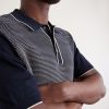 Jacquard-Knit Cotton Polo Shirt - CU Jacquard-Knit Cotton Polo Shirt - CU