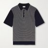 Jacquard-Knit Cotton Polo Shirt Jacquard-Knit Cotton Polo Shirt