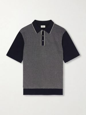 Jacquard-Knit Cotton Polo Shirt Jacquard-Knit Cotton Polo Shirt