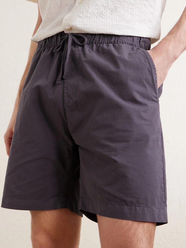 Joggy Straight-Leg Cotton Drawstring Shorts - CU Joggy Straight-Leg Cotton Drawstring Shorts - CU