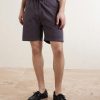 Joggy Straight-Leg Cotton Drawstring Shorts - FR Joggy Straight-Leg Cotton Drawstring Shorts - FR