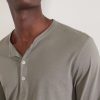 Garment-Dyed Lyocell and Cotton-Blend Jersey Henley Shirt - CU Garment-Dyed Lyocell and Cotton-Blend Jersey Henley Shirt - CU