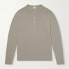 Garment-Dyed Lyocell and Cotton-Blend Jersey Henley Shirt Garment-Dyed Lyocell and Cotton-Blend Jersey Henley Shirt