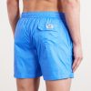 Straight-Leg Mid-Length Recycled Swim Shorts - BK Straight-Leg Mid-Length Recycled Swim Shorts - BK