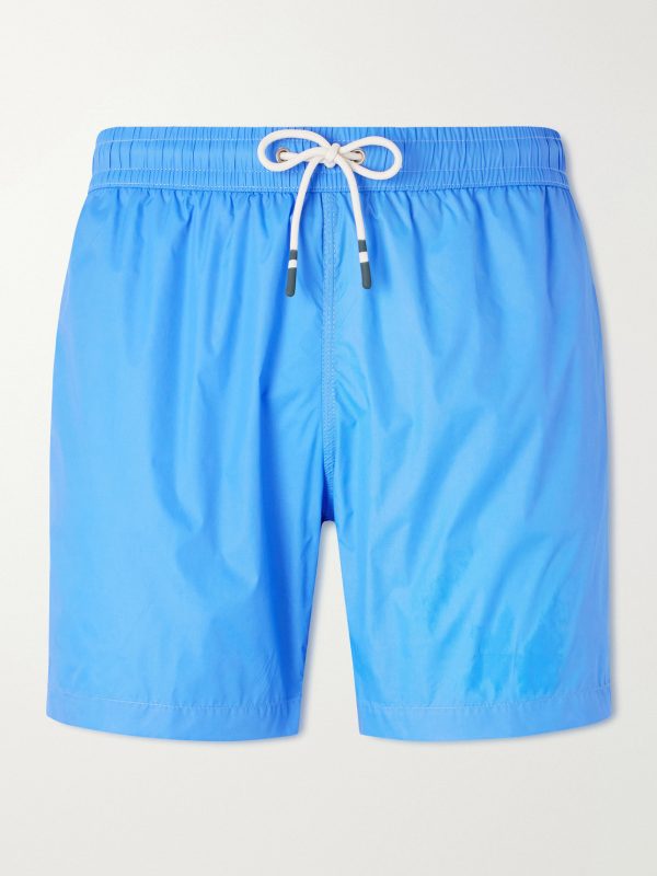 Straight-Leg Mid-Length Recycled Swim Shorts Straight-Leg Mid-Length Recycled Swim Shorts