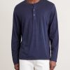 Garment-Dyed Lyocell and Cotton-Blend Jersey Henley Shirt - FR Garment-Dyed Lyocell and Cotton-Blend Jersey Henley Shirt - FR