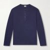 Garment-Dyed Lyocell and Cotton-Blend Jersey Henley Shirt Garment-Dyed Lyocell and Cotton-Blend Jersey Henley Shirt