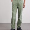 Fatigue Straight-Leg Herringbone Cotton Trousers - FR