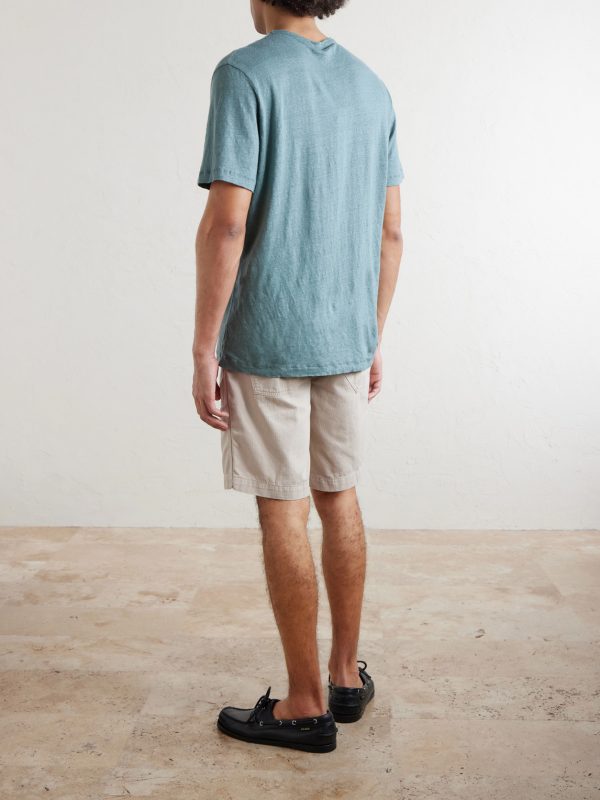 Linen-Jersey T-Shirt - BK Linen-Jersey T-Shirt - BK