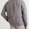 Perry Linen and Cotton-Blend Woven Jacket - BK Perry Linen and Cotton-Blend Woven Jacket - BK