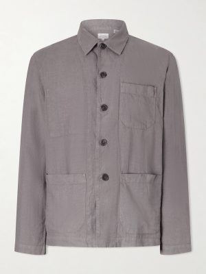 Perry Linen and Cotton-Blend Woven Jacket