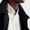 Pitt Button-Down Collar TENCEL™ Lyocell, Cotton and Linen-Blend Shirt - CU