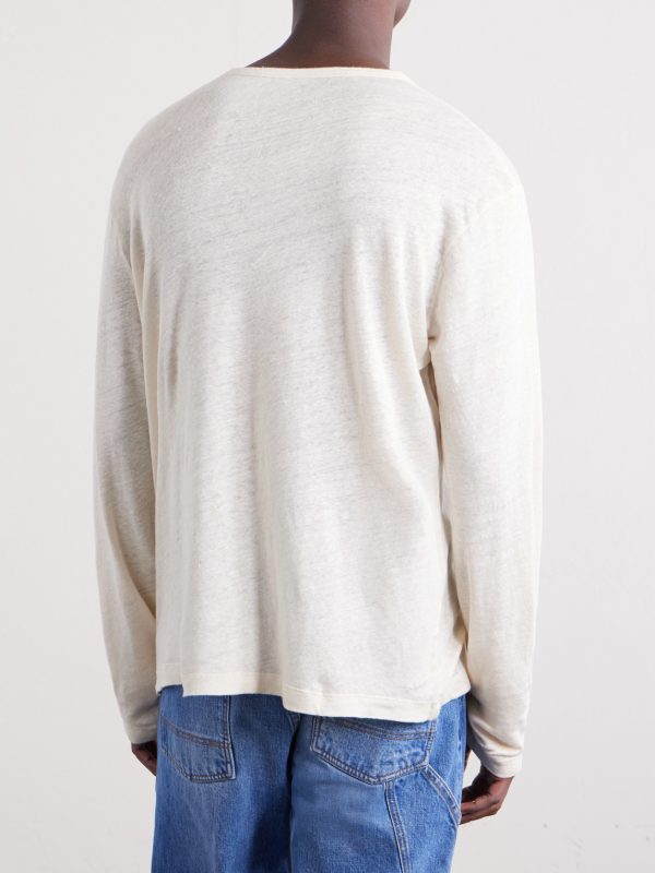 Linen-Jersey T-Shirt - BK Linen-Jersey T-Shirt - BK