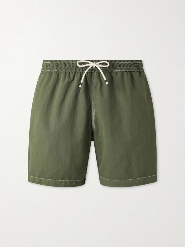Slim-Fit Mid-Length Swim Shorts Slim-Fit Mid-Length Swim Shorts