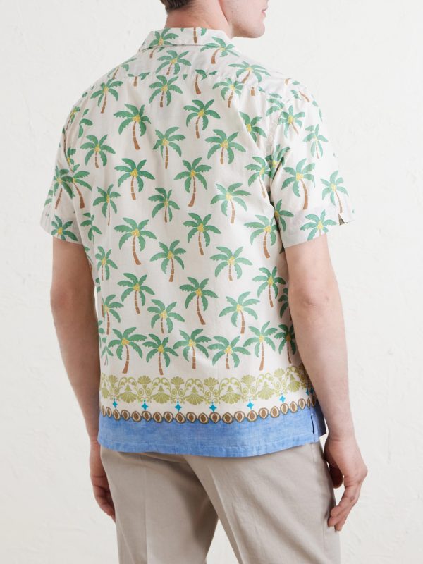New Palmito Printed Cotton Shirt - BK